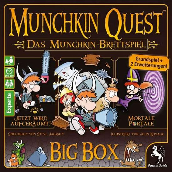 Cover for Munchkin Quest: Das Brettspiel, .51953G (Book) (2019)