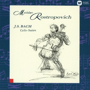Cover for Mstislav Rostropovich  · J.S.Bach: Suites For Unaccompanied Cello (Complete) (CD)