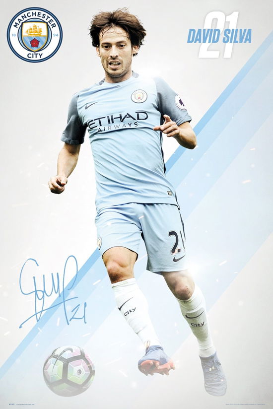 Manchester City - Silva 16/17 (poster Maxi 61x915 Cm) - Manchester City - Merchandise - Gb Eye - 5028486370092 - 