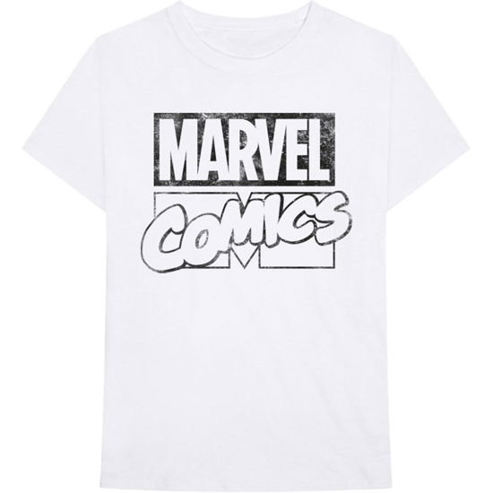 Marvel Comics Unisex T-Shirt: Logo - Marvel Comics - Koopwaar -  - 5054612080092 - 