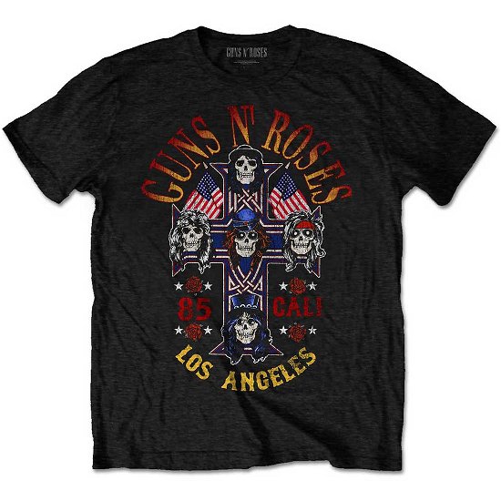 Guns N' Roses Unisex T-Shirt: Cali' '85 - Guns N Roses - Merchandise -  - 5056561029092 - 