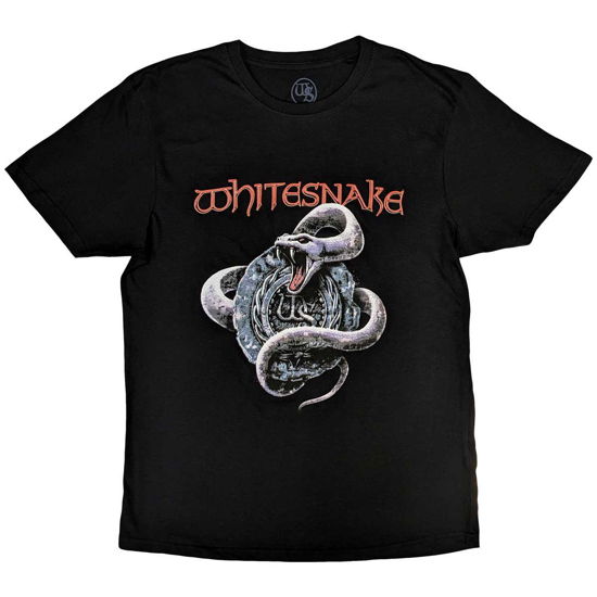 Whitesnake Unisex T-Shirt: Silver Snake - Whitesnake - Produtos -  - 5056737208092 - 