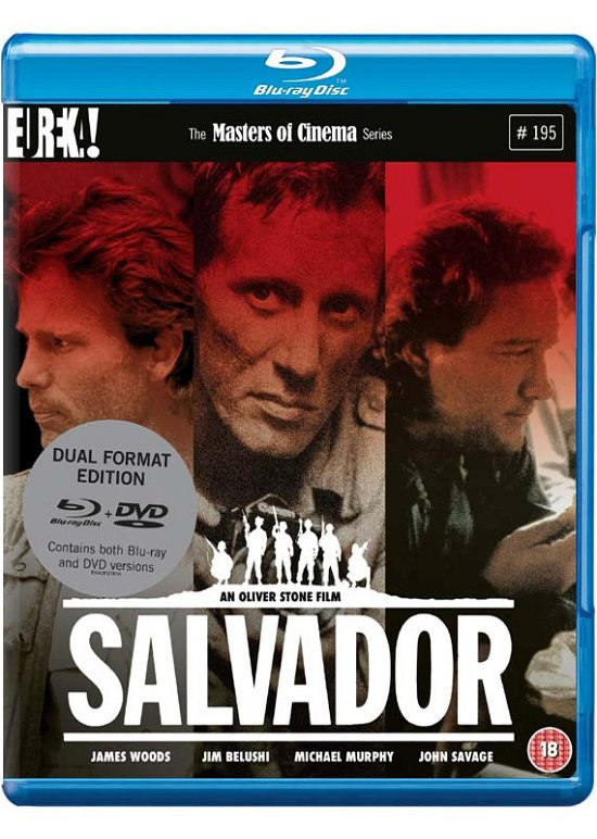 Cover for SALVADOR Masters of Cinema Dual Format Bluray  DVD · Salvador DVD + (Blu-ray) (2018)