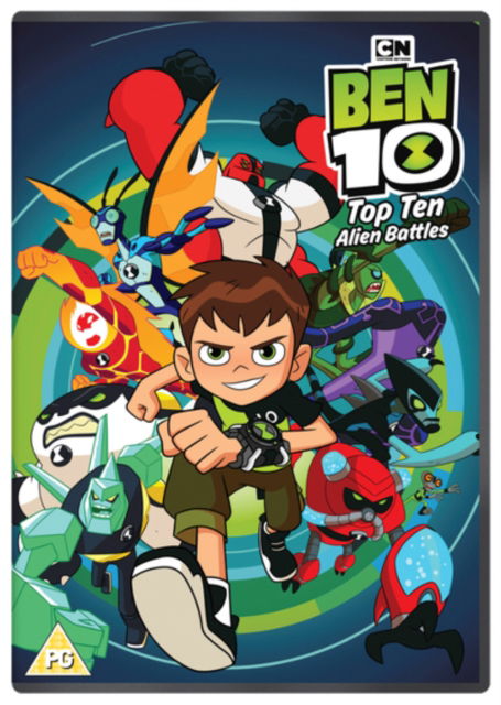 Cover for Ben 10 - Top Ten Alien Battles (DVD) (2019)