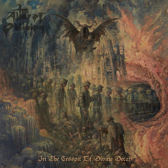 Cover for Altar of Oblivion · In the Cesspit of Divine Decay (CD) (2024)