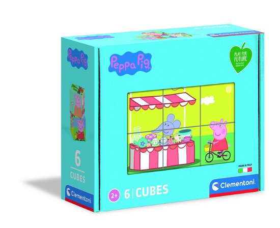 Cubi 6pz · Puslespil Peppa Pig, 6 cubes (Puslespil) (2023)