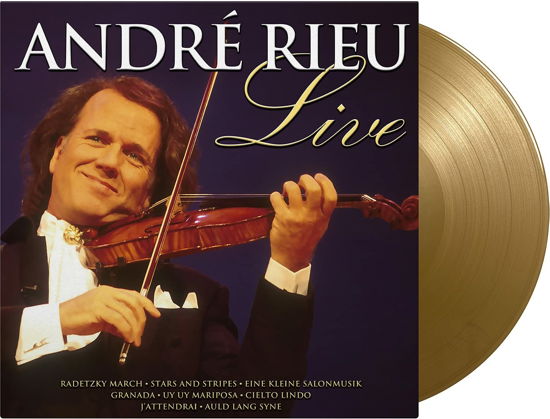 Cover for Andre Rieu · Live -Limited Gold Vinyl- (LP) [Coloured, High quality, Remastered edition] (2021)