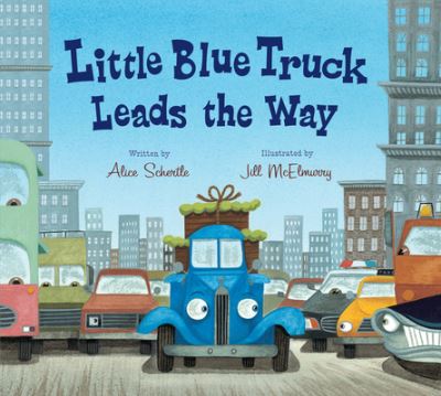 Little Blue Truck Leads the Way Padded Board Book - Alice Schertle - Books - HarperCollins - 9780358731092 - September 27, 2022