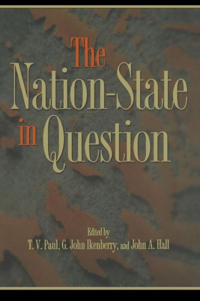 Cover for T V Paul · The Nation-State in Question (Taschenbuch) (2003)