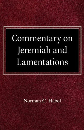 Cover for Norman C Habel · Commetary on Jeremiah and Lamentations (Inbunden Bok) (1968)