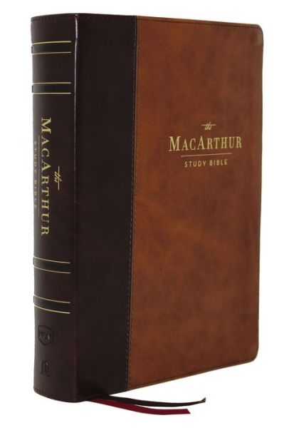 Cover for John F. MacArthur · Nkjv, Macarthur Study Bible, 2nd Edition, Leathersoft, Brown, Indexed, Comfort Print Unleashing God's Truth One Verse at a Time (Bok) (2019)