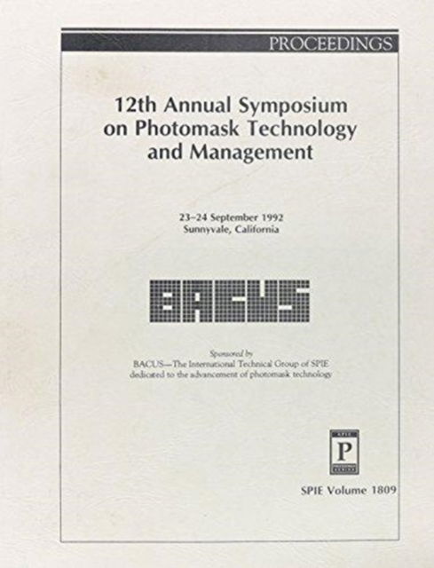 Cover for Lafrance · 12th Annual Bacus Symposium On Photomask Technology and Management (Paperback Book) (2006)