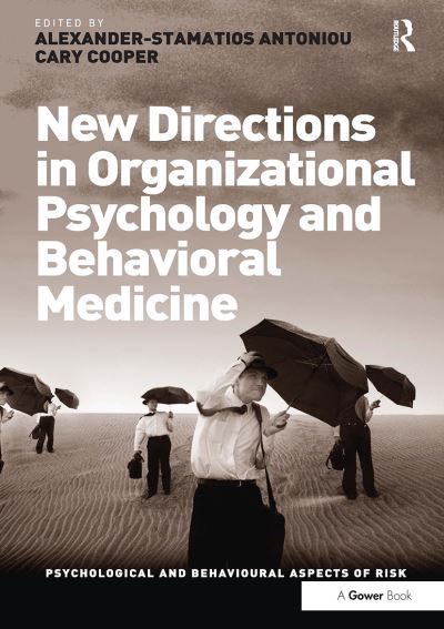 Cover for Cary Cooper · New Directions in Organizational Psychology and Behavioral Medicine - Psychological and Behavioural Aspects of Risk (Paperback Book) (2024)