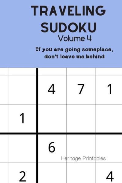 Cover for Heritage Printables · Traveling Sudoku Volume 4 (Pocketbok) (2019)