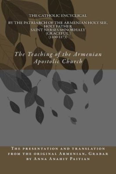 Cover for Anna Anahit Paitian · The Teaching of The Armenian Apostolic Church (Paperback Book) (2016)