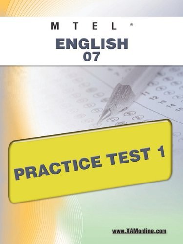 Cover for Sharon Wynne · Mtel English 07 Practice Test 1 (Pocketbok) (2011)