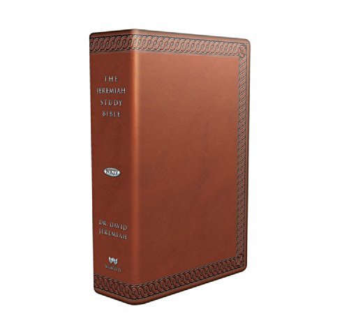 Cover for Dr. David Jeremiah · The Jeremiah Study Bible, NKJV: (Brown w/ burnished edges) LeatherLuxe (R): What It Says. What It Means. What It Means for You. (Leather Book) [Leatherluxe® edition] (2014)