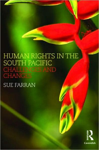 Cover for Sue Farran · Human Rights in the South Pacific: Challenges and Changes (Gebundenes Buch) (2009)