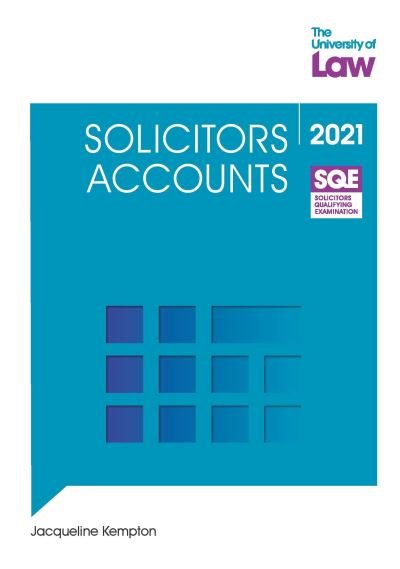 Cover for Jacqueline Kempton · SQE - Solicitors Accounts - SQE1 (Taschenbuch) (2021)