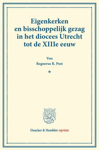 Cover for Post · Eigenkerken en bisschoppelijk geza (Buch) (2014)