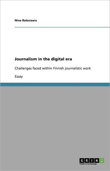 Cover for Ratavaara · Journalism in the digital era (Book) (2013)