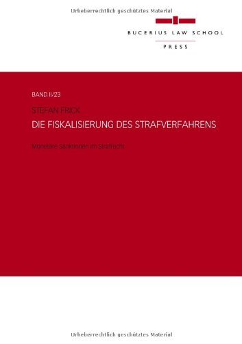 Cover for Frick · Die Fiskalisierung des Strafverfa (Book) [German edition] (2012)