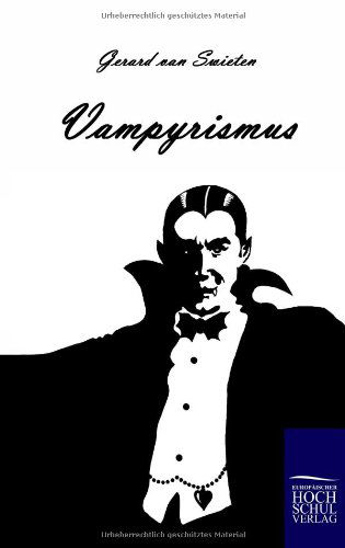 Cover for Gerard Van Swieten · Vampyrismus (Paperback Book) [German edition] (2010)