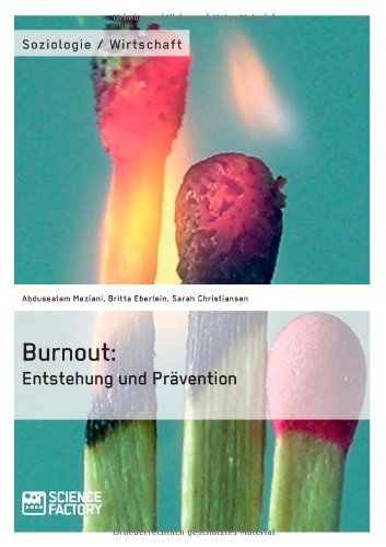 Cover for Abdussalam Meziani · Burnout: Entstehung und Pravention (Paperback Book) [German edition] (2014)