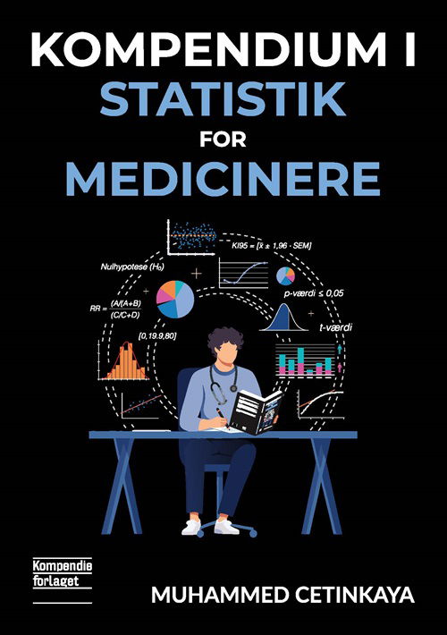 Cover for Muhammed Cetinkaya · Kompendium i Statistik for Medicinere (Pocketbok) [1. utgave] (2025)