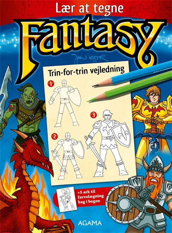 Cover for Jan Kjær · Lær at tegne fantasy (Gebundenes Buch) [1. Ausgabe] [Hardback] (2014)