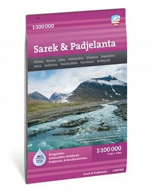 Cover for Calazo · Sarek &amp; Padjelanta 1:100000 (CD/DVD) (2024)