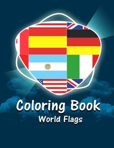 Cover for Kwika Daniel · Coloring Book World Flags (Paperback Book) (2020)