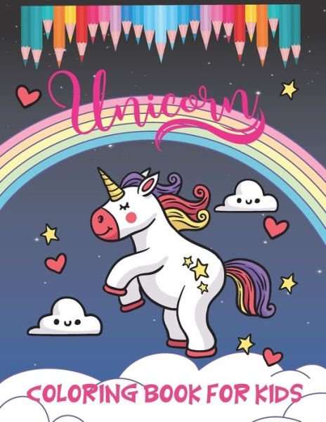 Cover for Unicorn Coloring Book Book · Unicorn Coloring Book for Kids (Paperback Book) (2020)