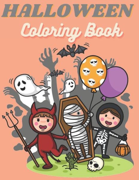 Cover for Trendy Art · Halloween Coloring Book (Paperback Book) (2020)