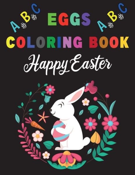 Cover for Zazluxe Publishing · Happy Easter Eggs ABC Alphabet Coloring Book (Pocketbok) (2021)