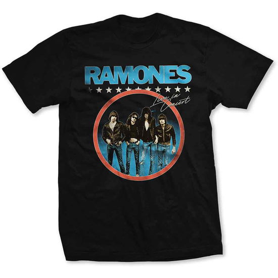 Cover for Ramones · Ramones Unisex T-Shirt: Circle Photo (T-shirt)