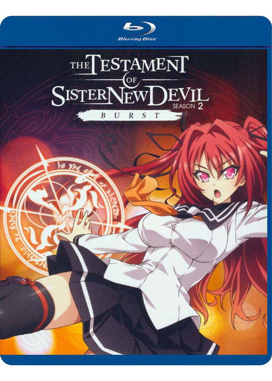 Cover for Testament of Sister New Devil Burst: Ssn 2 &amp; Ova · The Testament of Sister New Devil Burst – Season Two + OVA [Blu-ray + DVD + Digital] (DVD/Blu-ray) (2018)