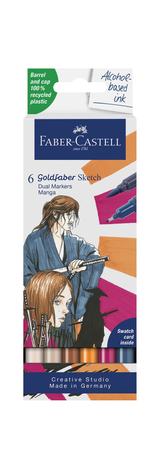 Cover for Faber-castell · Sketch Marker Gofa 6ct Set Manga (164809) (Spielzeug)