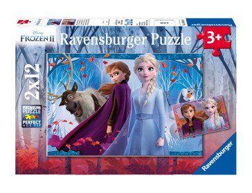 Puzzel 2x12 stukjes Frozen 2 - Ravensburger - Koopwaar - Ravensburger - 4005556050093 - 2020