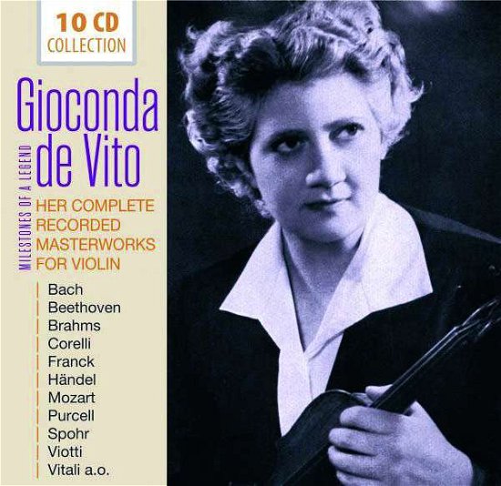 Cover for De Vito Gioconda · Her Complete Recorded Masterworks for Vi (CD) (2017)