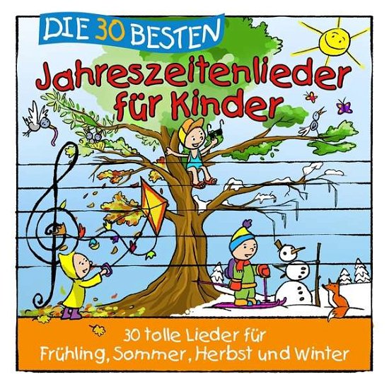 Cover for Sommerland,s. / Glück,k. &amp; Kita-frösche,die · Die 30 Besten Jahreszeitenlieder Für Kinder (CD) (2020)
