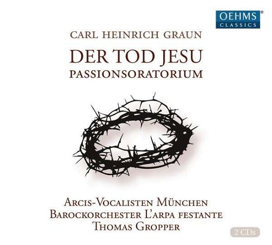 Cover for Graun / Gropper / Baroque Orch Larpa Festante · Death of Jesus (CD) (2015)