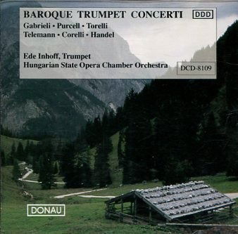 Cover for Barock Trumpet Concerti (CD)