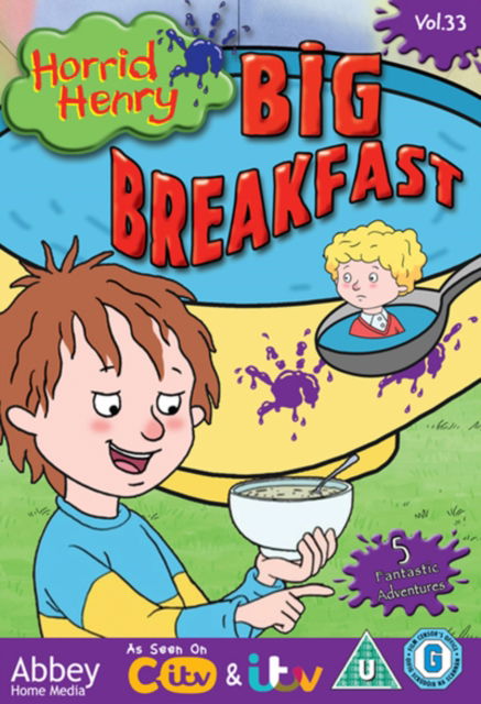 Cover for Horrid Henry · Horrid Henry: Big Breakfast (DVD) (2018)