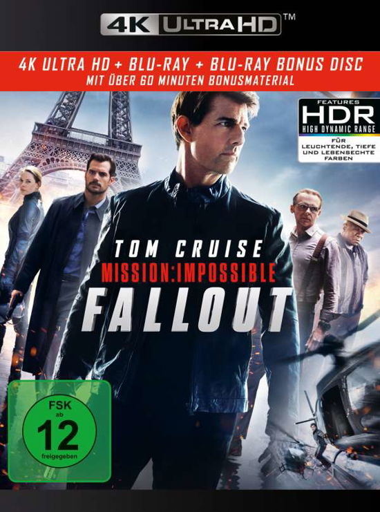 Mission: Impossible 6 - Fallout (Mit Bonusdisc) - Tom Cruise,rebecca Ferguson,simon Pegg - Film - PARAMOUNT HOME ENTERTAINM - 5053083165093 - 13. december 2018