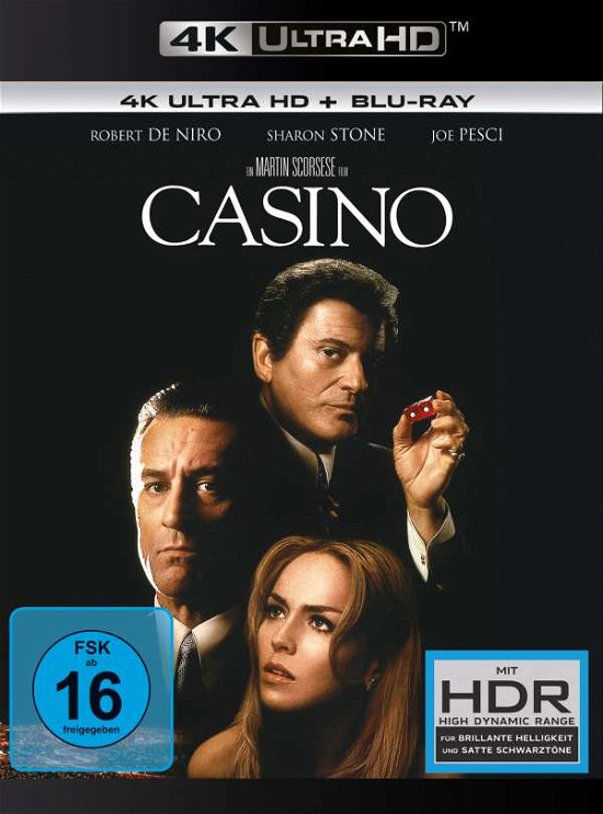 Cover for Robert De Niro,sharon Stone,joe Pesci · Casino (4K Ultra HD) (2019)