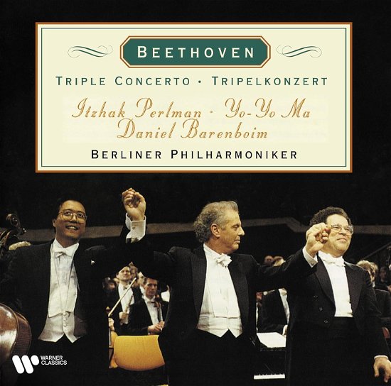 Cover for Perlman, Itzhak, Yo-Yo Ma &amp; Daniel Barenboim · Beethoven: Triple Concerto (LP) (2024)