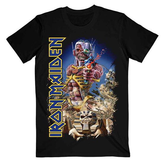 Iron Maiden Unisex T-Shirt: Somewhere Back in Time - Iron Maiden - Marchandise - IRON MAIDEN - 5055295346093 - 12 août 2019