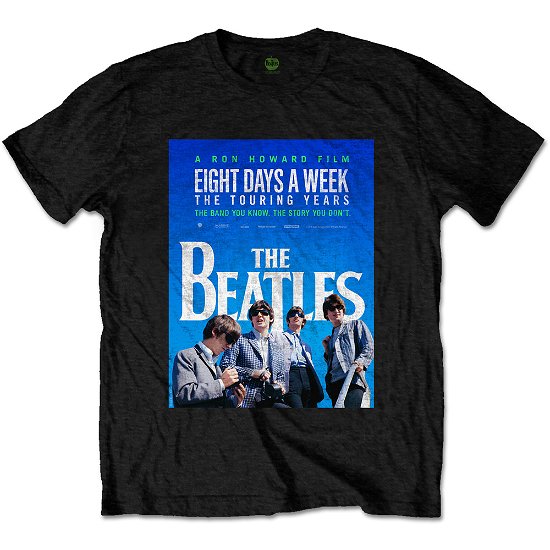 Cover for The Beatles · The Beatles Unisex T-Shirt: 8 Days a Week Movie Poster (T-shirt) [size XXL] [Black - Unisex edition]