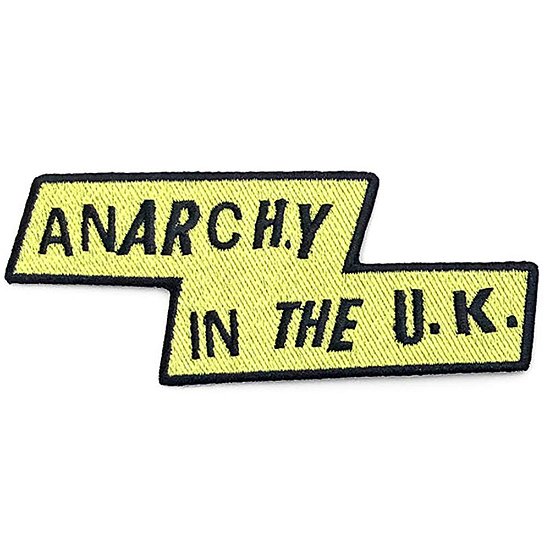 The Sex Pistols Standard Woven Patch: Anarchy - Sex Pistols - The - Merchandise -  - 5056368634093 - 